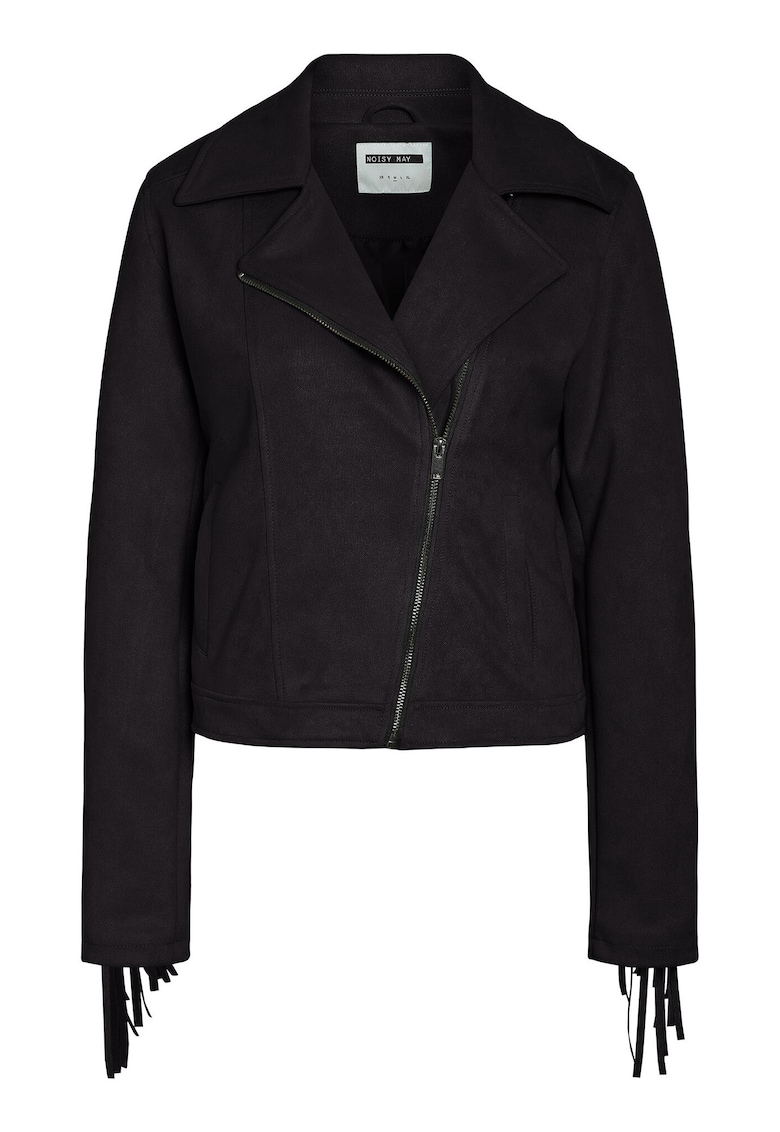 Geaca dama - piele ecologica - negru