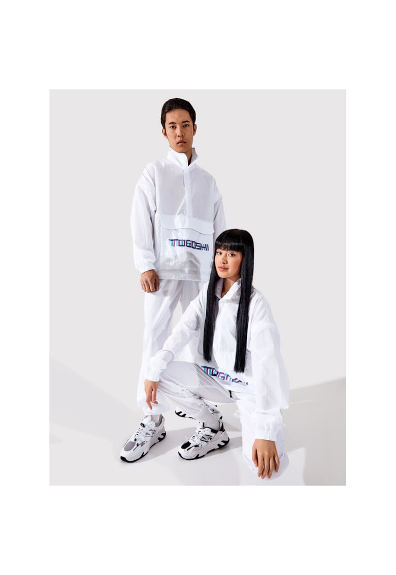 Bluza sport barbati - poliamida - alb -