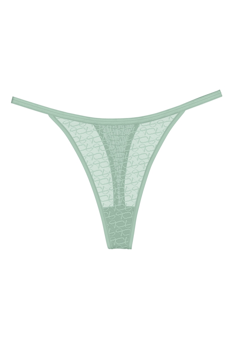 Chiloti dama - 7329 - verde - poliamida si elastan