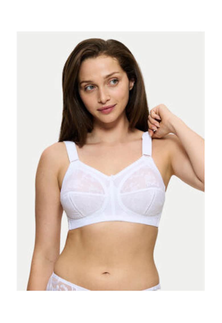 Sutien - Doreen X 0003 - poliamida/elastan/bumbac - alb