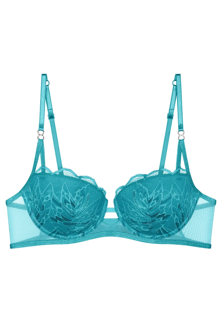 Sutien 10222359 1605 - poliamida/poliester/elastan/viscoza - albastru
