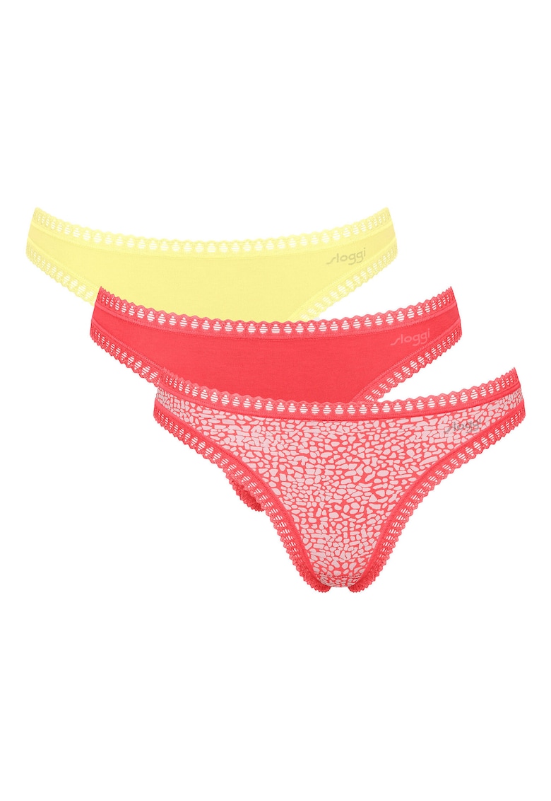 Set lenjerie intima dama 10219704 V015 - multicolor - 95% bumbac Set lenjerie intima dama 10219704 V015 - multicolor - 95% bumbac