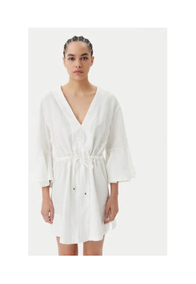 Rochie de plaja dama -  in - alb
