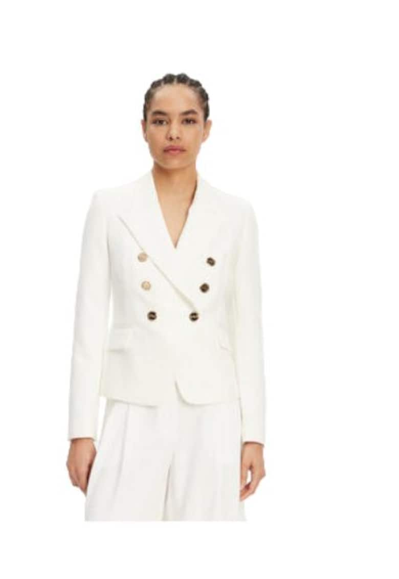 Sacou dama alb - Alb