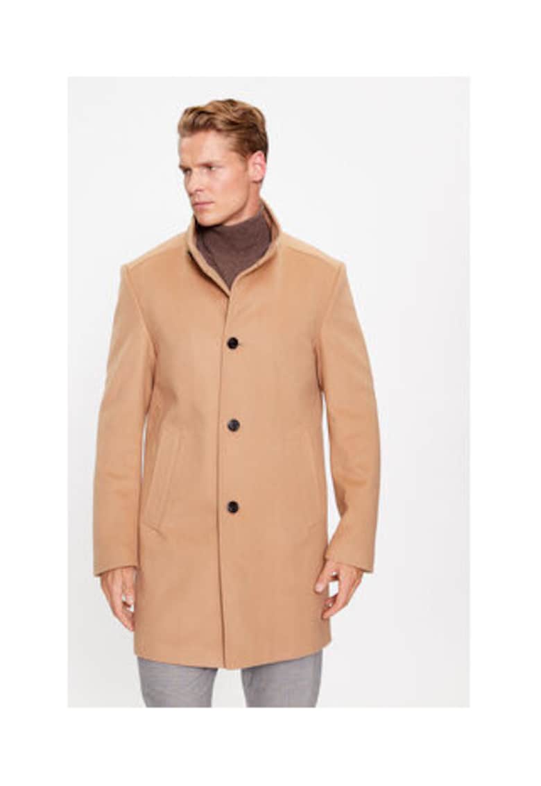 Fular barbati -  JC-21MARON - 75% lana - 20% poliamida - 5% casmir - maroniu - 56