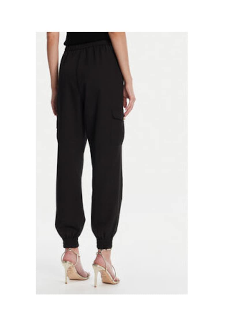 Pantaloni dama - negru - 75% poliester - 19% viscoza - 6% elastan
