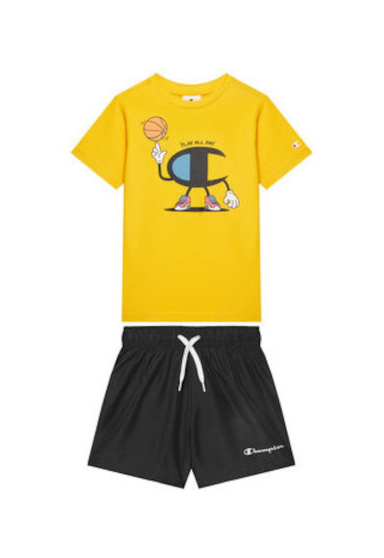 Trening lifestyle barbati - 307062 YS011 - galben/negru - 100% bumbac