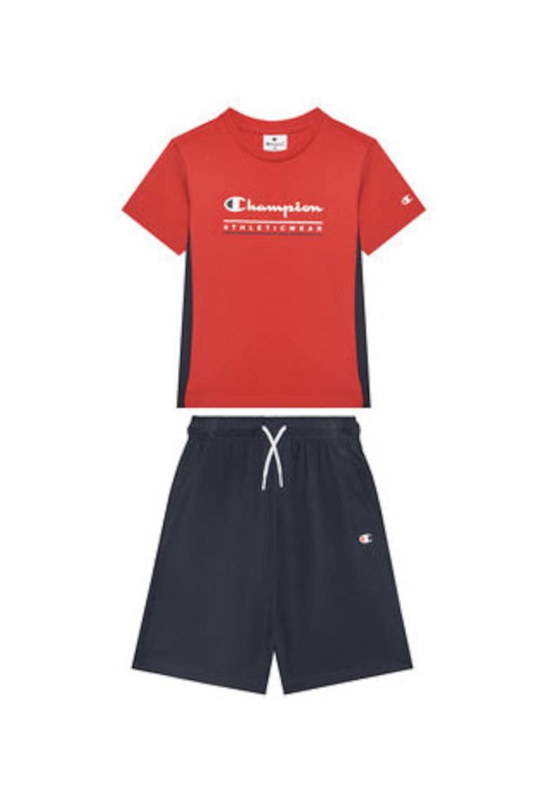 Trening lifestyle barbati - 306992 RS011 - bumbac - rosu