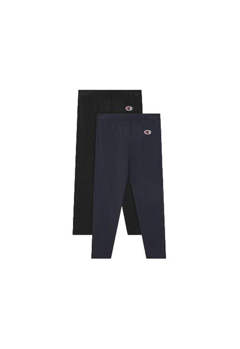 Pantaloni sport barbati - KK006 NBK/NNY-NS - bumbac/elastan - bleumarin/negru