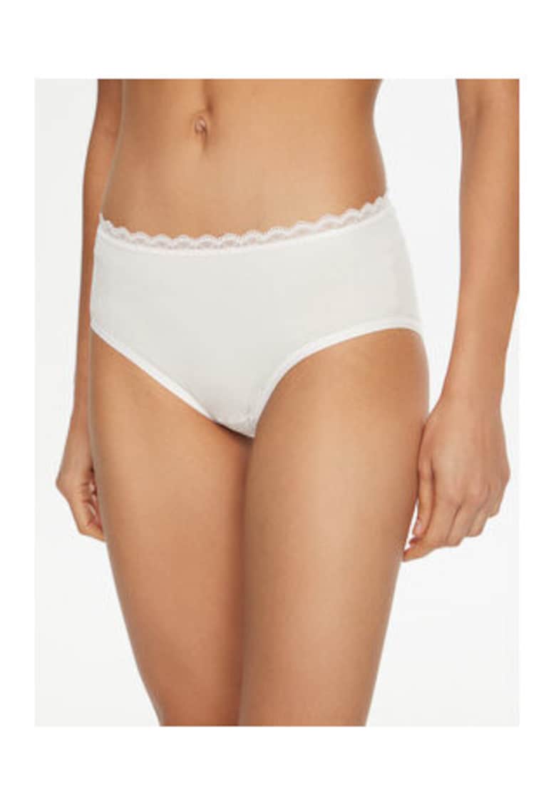 Lenjerie intima dama - 10225011 - bumbac - doua perechi - alb -