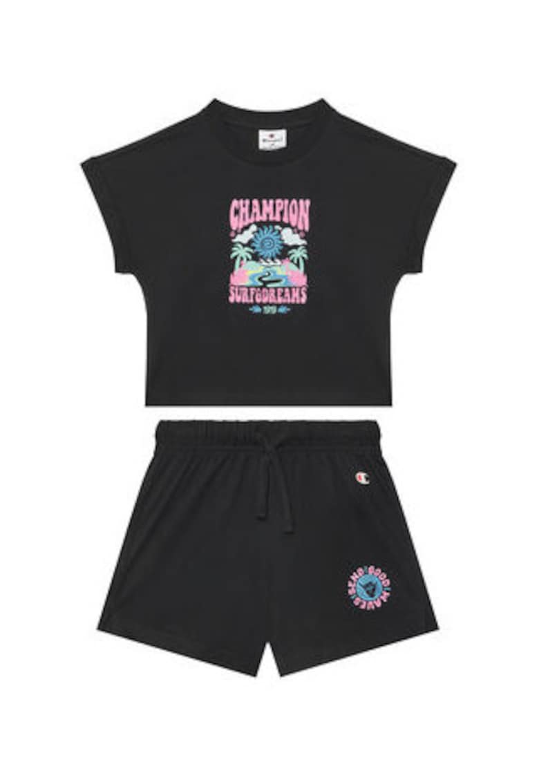 Trening lifestyle dama - CAMPION-405127 KK001 - bumbac 100% - negru