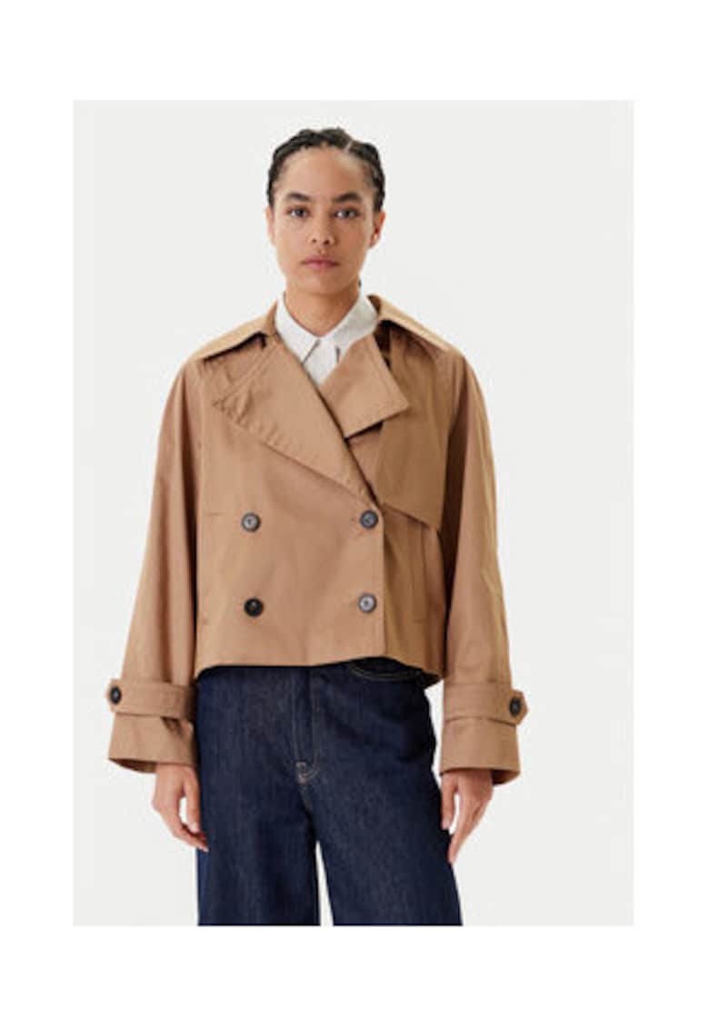 Geaca dama - bumbac - maro