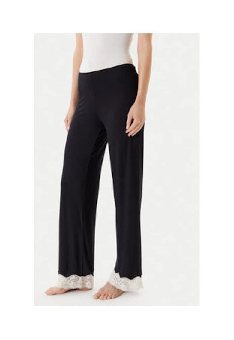 Pantaloni dama - 96% vascoza - negru -