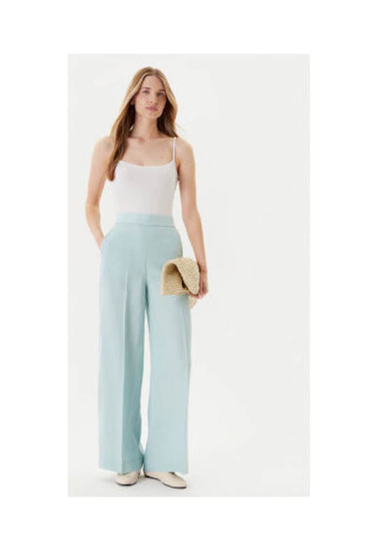 Pantaloni dama - 100% in - Albastru