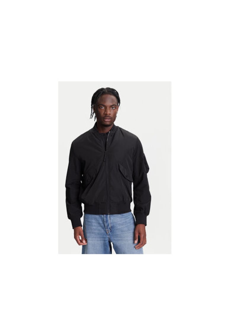 Jacheta sport barbati -  2ZPSUN06G - poliester - negru