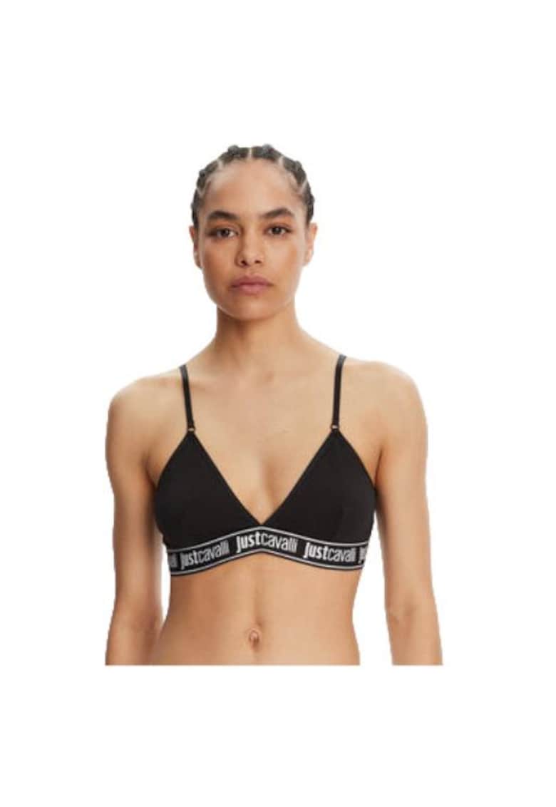 Bustiera sport dama - neagra - 95% bumbac/5% elastan -