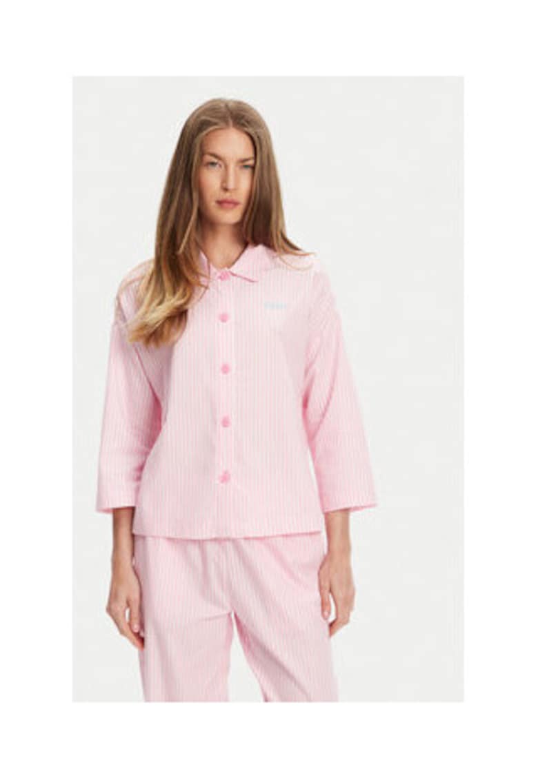 Bluza pijama dama -  bumbac - roz
