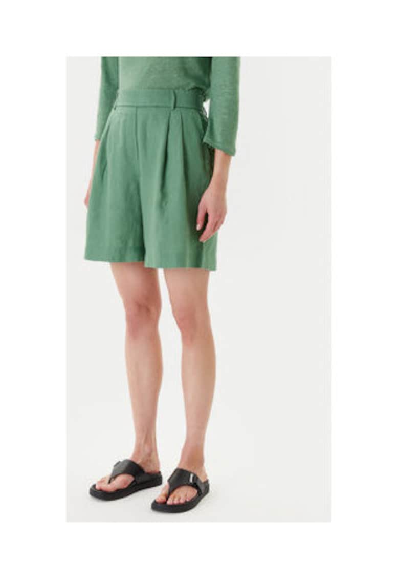 Pantaloni dama - 100% in - verde - Verde