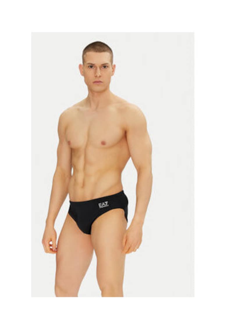 Costum de baie barbati - Emporio Armani - negru - poliamida si elastan - Negru