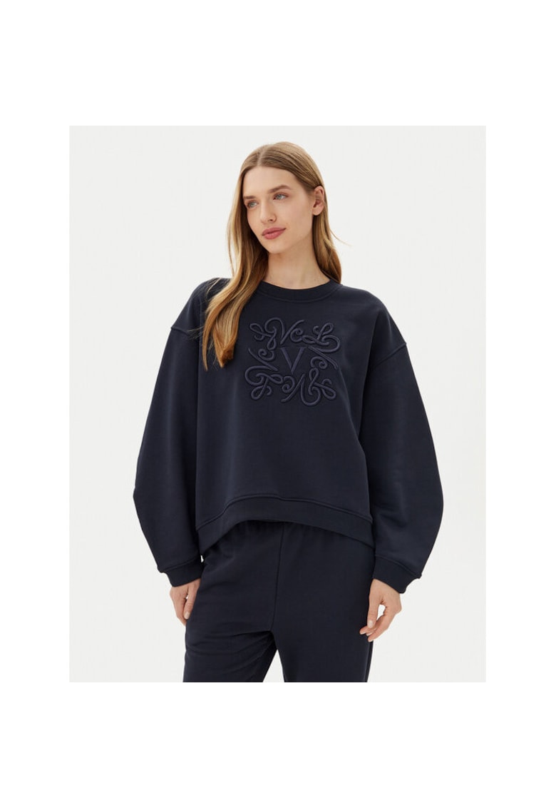 Bluza sport dama RD0178 - bumbac/elastan - bleumarin -