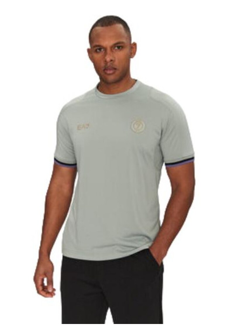 Tricou barbati EA7 - verde - poliester -