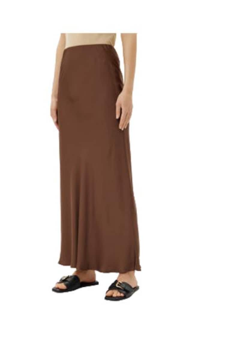 Fusta dama viscoza - maro -