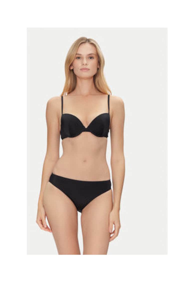 Sutien - Emporio Armani - 7W000320 AF12599 UC001 - negru - poliester-elastan -