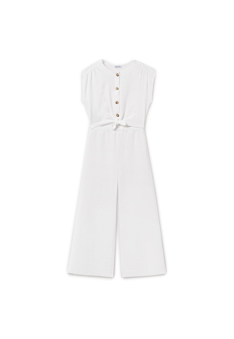 Salopeta pentru copii -  6865 20 - bumbac/poliester - alb