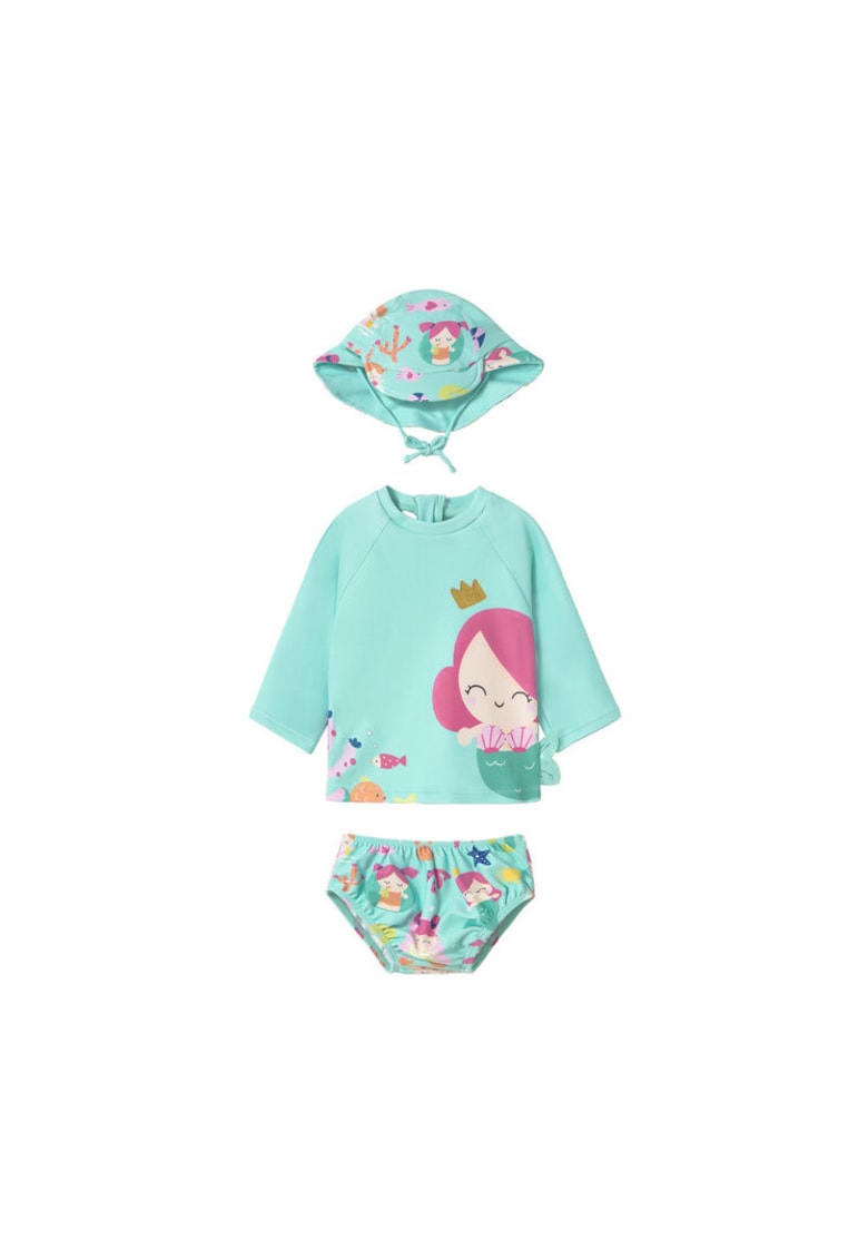 Pijamale fete 1669 - Poliester/Elastan - Verde -