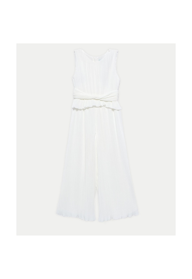 Salopeta copii -  model 5221 - alb - 100% poliester - Salopeta copii -  model 5221 - alb - 100% poliester -