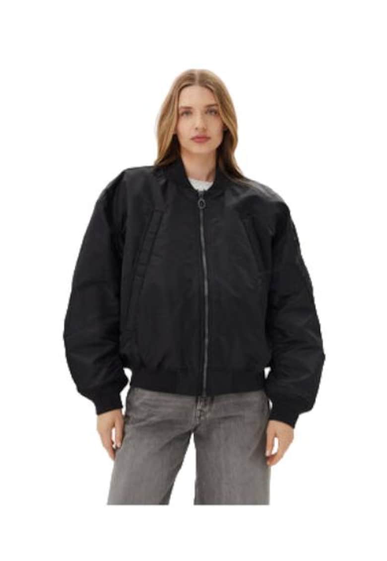 Geaca bomber G STAR RAW - model Macro Balloon - neagra - 100% poliamida reciclata Geaca bomber G STAR RAW - model Macro Balloon - neagra - 100% poliamida reciclata