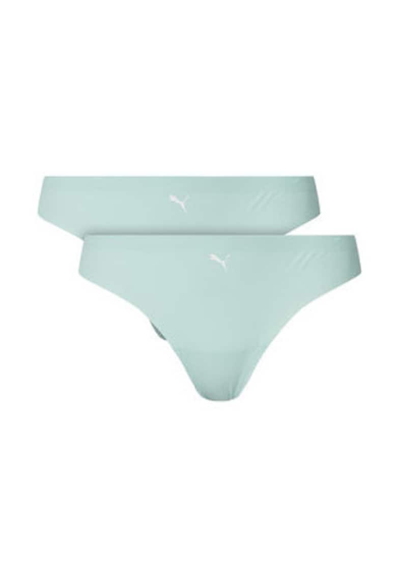 Lenjerie intima dama -  SPORTSTYLE-935021 - poliamida - elastan - verde - set 2 perechi -