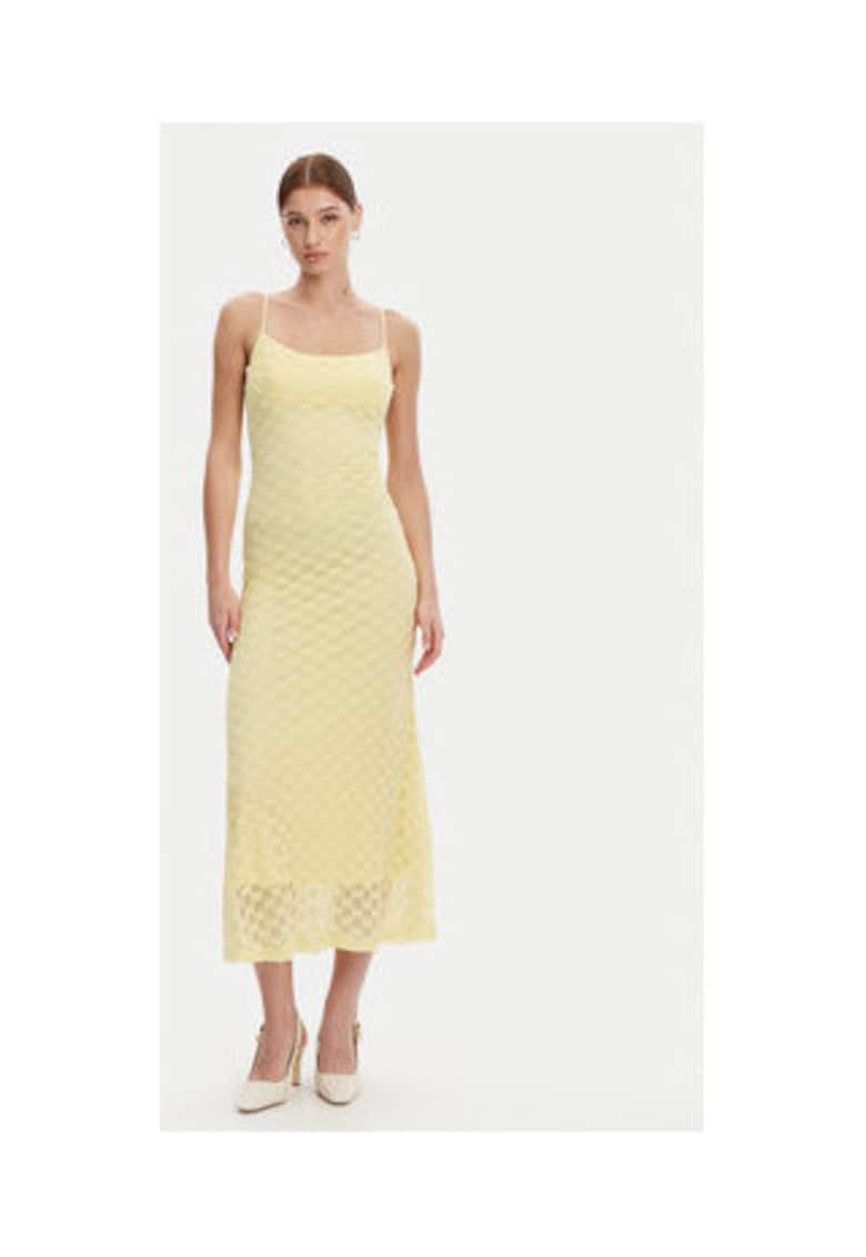 Rochie galben - 45% poliamida