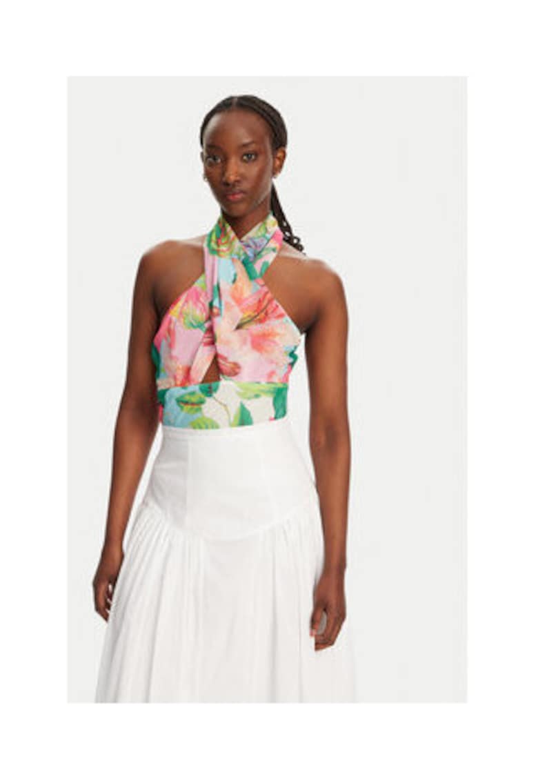 Rochie floral - mylticolor - 100% poliester -