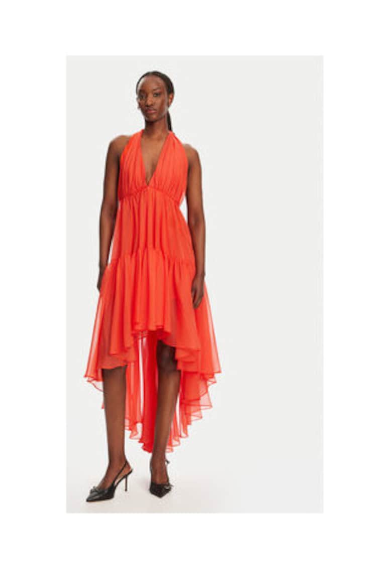 Rochie model 59861DB - rosu foc - 100% poliester