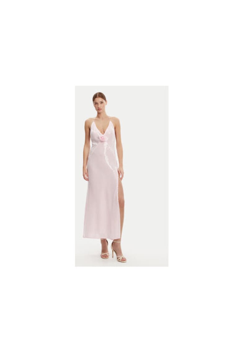 Rochie fete - BARDOT-59278DB3 - roz deschis - poliester -
