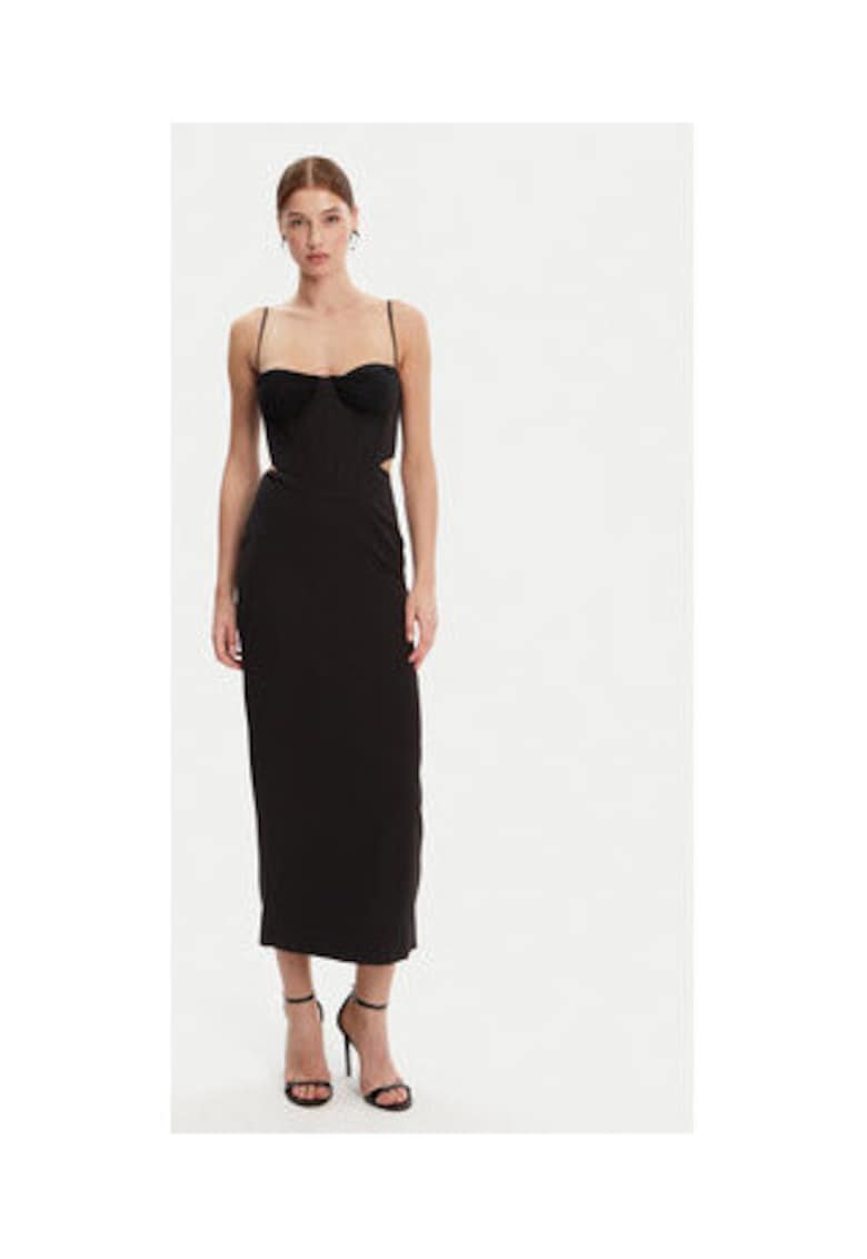 Rochie model 58535DB - negru - poliester