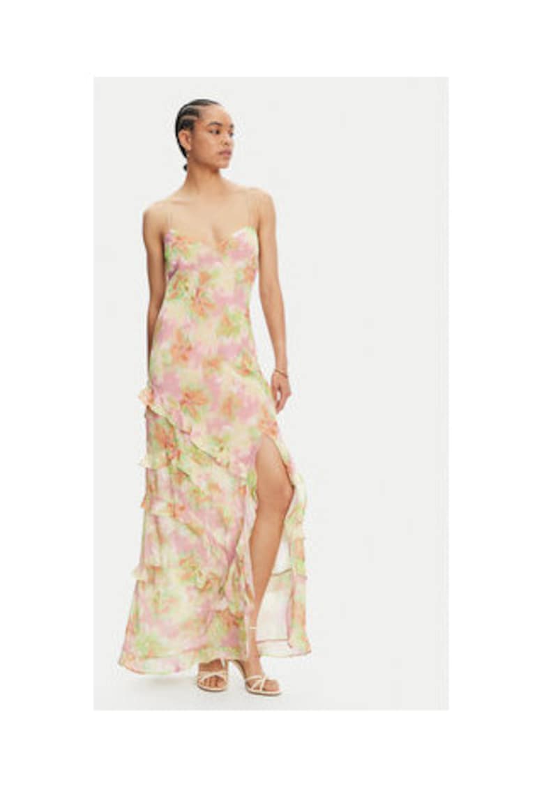 Rochie floral - colorat - 100% poliester