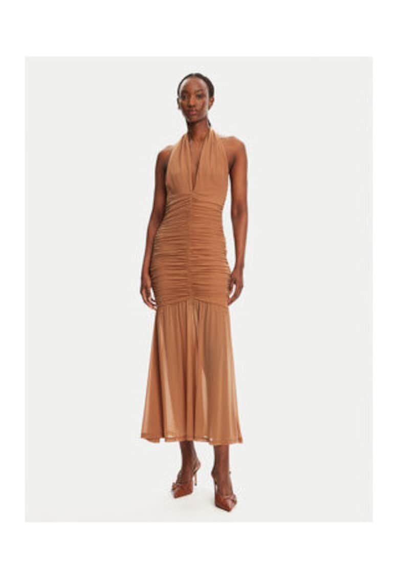 Rochie - nylon - maro - L