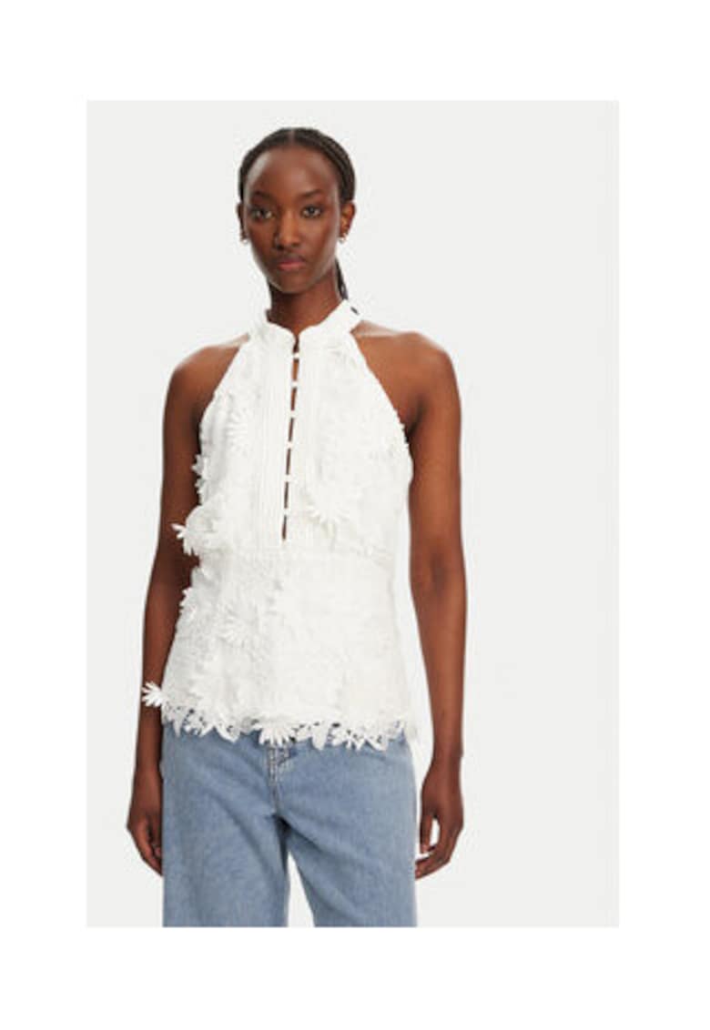Bluza dama - ORCHIDEE - 100% poliester - Alb