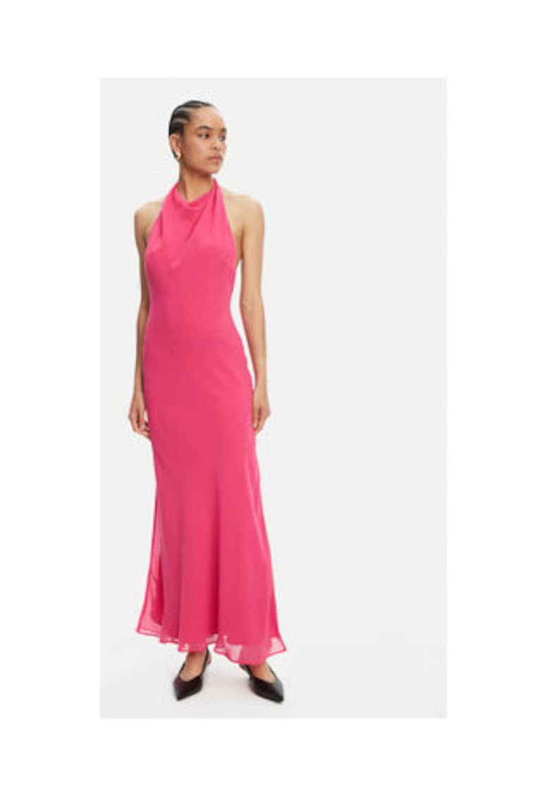 Rochie model 59919DB1 - roz intens - 100% poliester