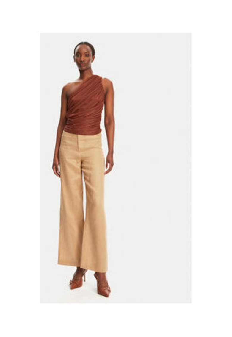 Pantaloni dama - BARDOT-59854PB LATTE - bej - 100% in -