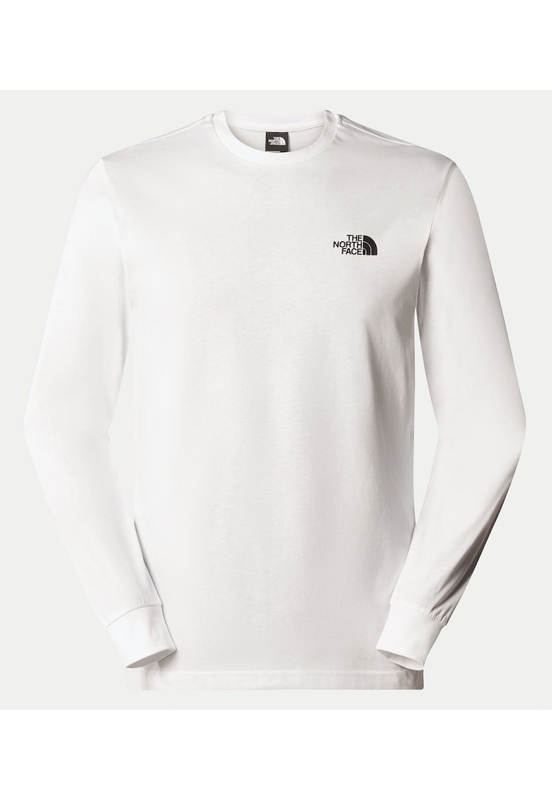 Bluza pentru barbati - bumbac - cu imprimeu - alb