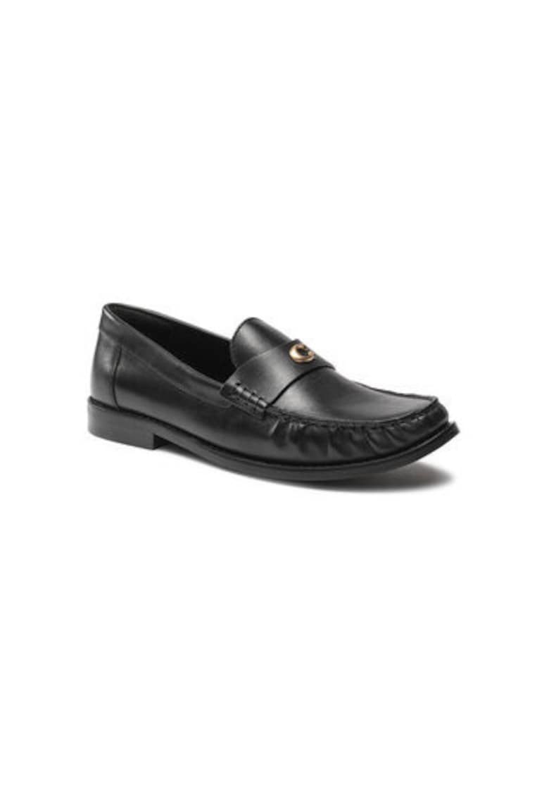 Mocasini dama CK017 - Piele naturala - Negru - Negru