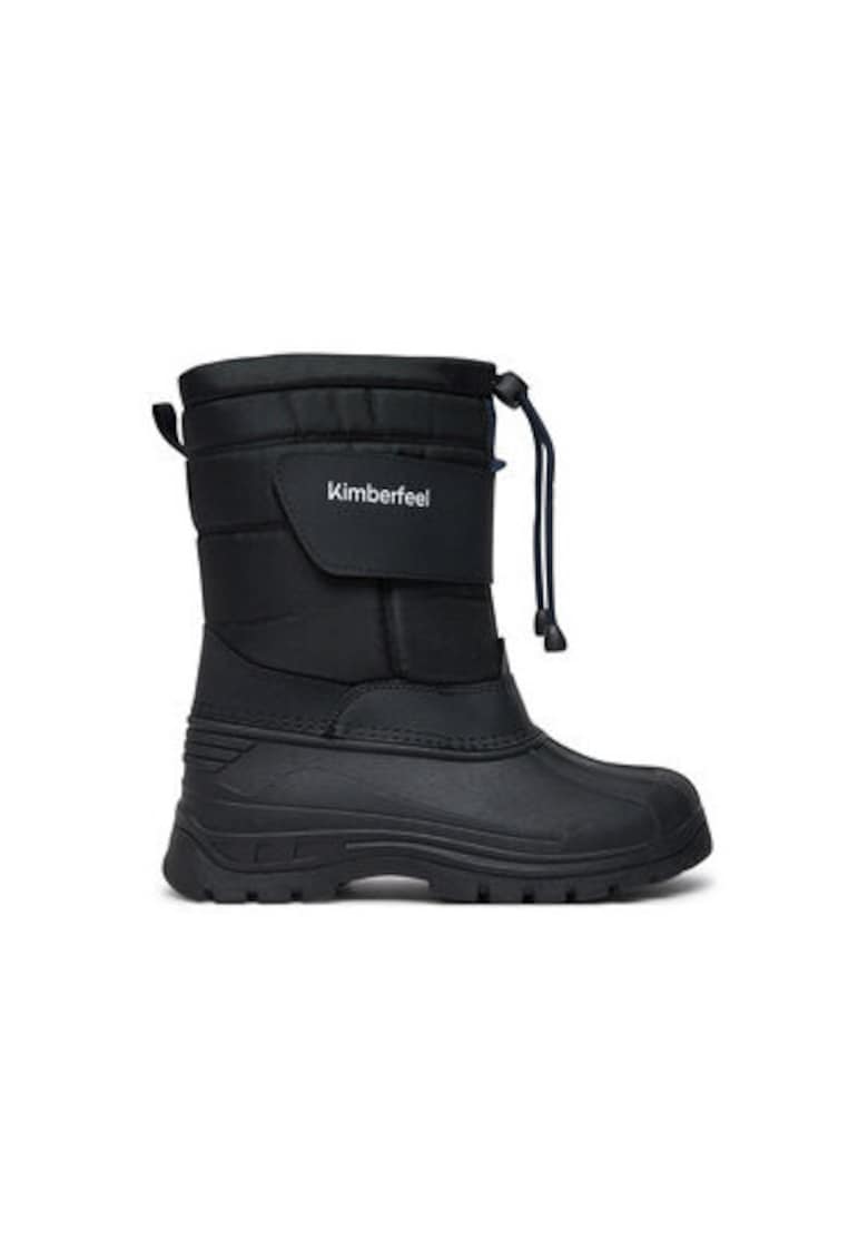 Kimberfeel Cizme de iarna barbati BERYL - Piele ecologica - Negru