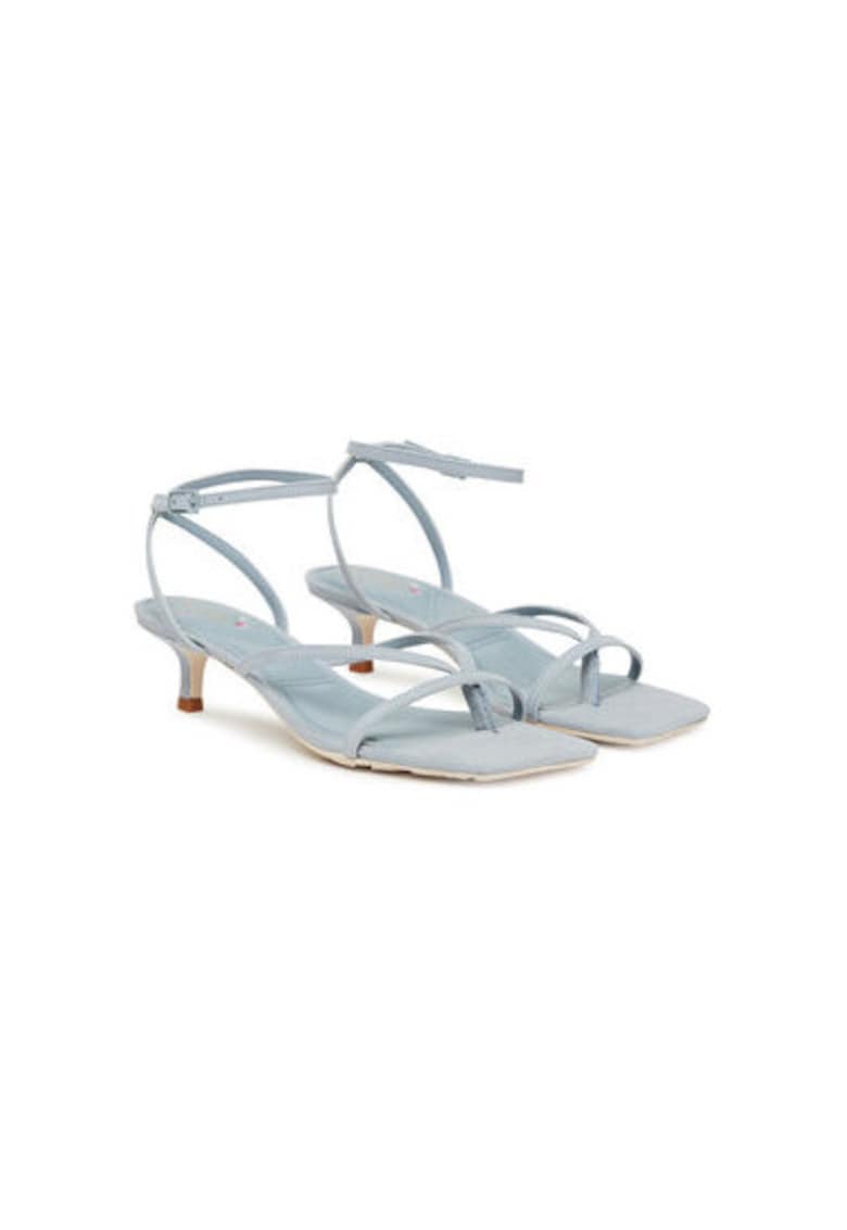 Sandale dama 14017664 - Piele naturala - Albastru deschis