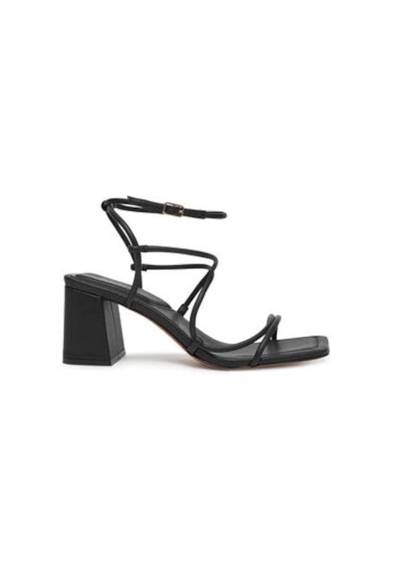 Sandale dama 13768228 - Piele ecologica - Negru - Negru