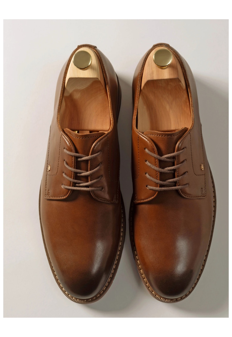 Pantofi barbati 5904862302546 - Piele naturala - Maro