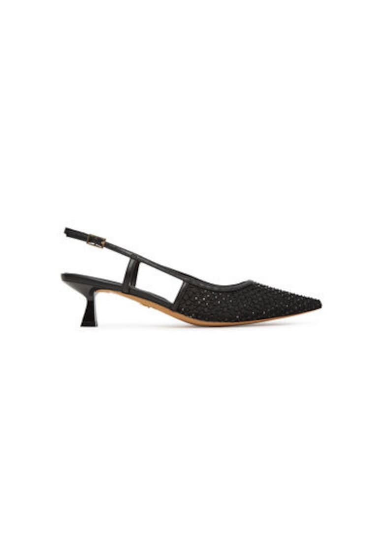 Sandale dama 13922017 - Textil - Negru - Negru