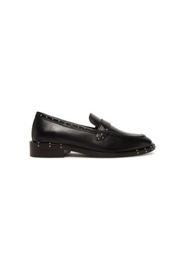 Mocasini dama 66489-G - Piele naturala - Negru